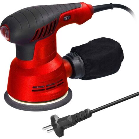Ponceuse excentrique - 300 W à vitesse réglable - de 5,000 à 12,000 RPM Max 6 vitesses variables Ponceuse orbitale, Patin de Ponçage 125mm (1/5)