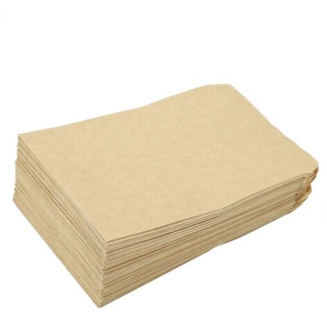 100 pièces sacs en papier Kraft cors blé graines de riz emballage sac de rangement enveloppe Style 913 cm