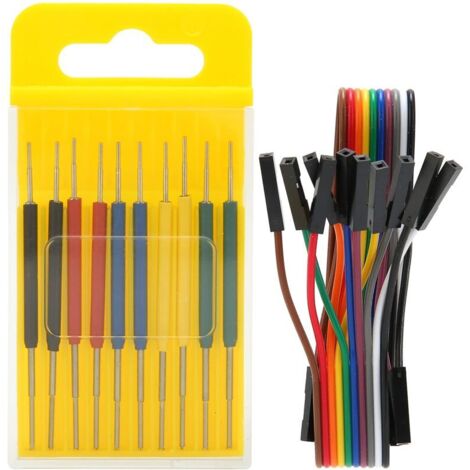 10 Pièces Micro IC Crochet Clip ABS IC Test Fils Mini Clip Composant Électronique pour Logique Analyseur Programmeur Générateur de Signal (1/5)