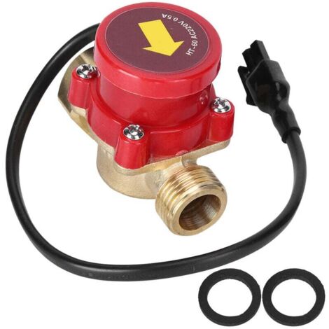 Commutateur de capteur de contrôle de débit d'eau, capteur de débit de pompe à eau 220V 60W, contrôle de vanne de pression électronique liquide automatique (1/5)