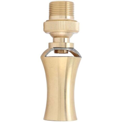 Tour de glace en laiton cèdre fontaine à eau buse tête de pulvérisation réglable étang SprinklerG1/2 filetage femelle G3/4 filetage mle 25mm (1/5)