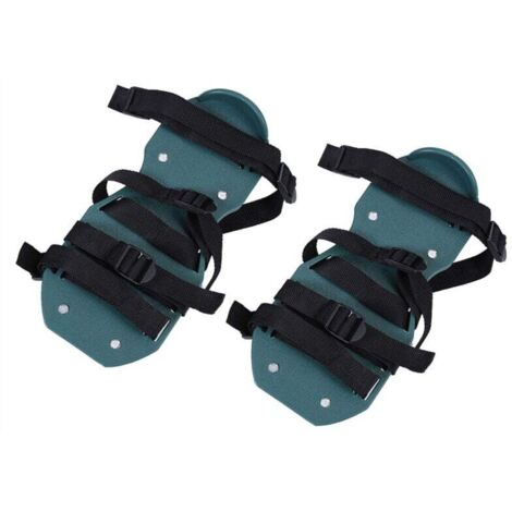 Chaussure Aérateur Pelouse, Chaussure a Clou pour Ragreage avec 4 Sangles Réglables Sandales pour Une Pelouse Parfaite, pour Scarificateur de Pelouse Ou de Cour