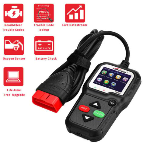 KW680 OBDII Outil de Diagnostic Lecteur de Code de défaut de Voiture Universel pour Les protocoles européens OBD II/EOBD après 1996 (1/5)
