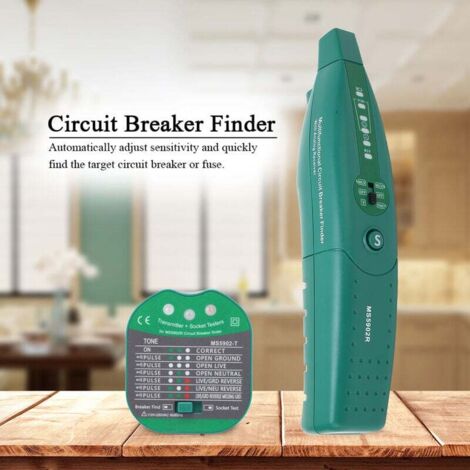 Titel: Automatische Zekeringzoeker MASTECH MS5902 Voor Stroomonderbrekers Eu Stopcontacttester Met Plug Espadrilles 2003561650