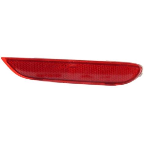 Barre de Réflecteur de Pare-Chocs Arrière, ABS Rouge Plug and Play, Lentilles de Réflecteur de Pare-Chocs Arrière étanches et Résistantes aux Chocs pour Rogue Sport (Droite : (1/5)