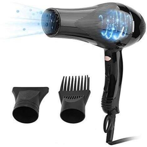 Sèche-cheveux Professionnel 3000W, Seche Cheveux à Séchage Rapide, Température Ionique Négative et Constante, Sèche Cheveux 3 Niveaux de Températures et 2 Vitesses, avec 2 Buses, pour Salon Ma