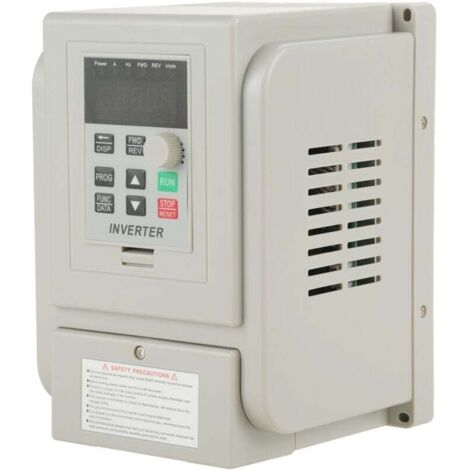 Variateur de Fréquence VFD AC 220V 1.5KW Contrôleur de Vitesse VFD Phrase Unique de l'Onduleur (1/5)