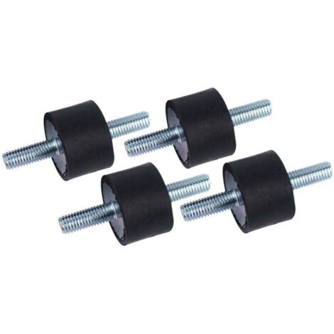 4pcs M8 30 20 Amortisseur de Chocs en Caoutchouc Anti-Vibrations Amortisseur de Tampon Pompe de Compresseur d'Air