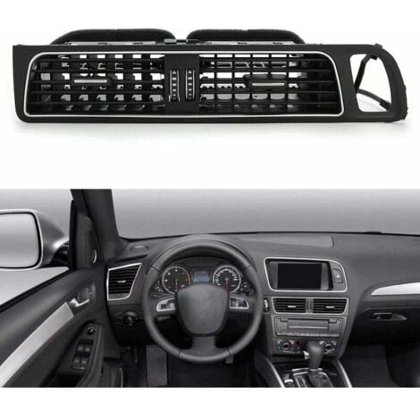 Grille d'aération avant pour tableau de bord, console centrale 8R1820951L Compatible avec Q5 2009-2017+grille ventilation q5+grille ventilation q5 - 4