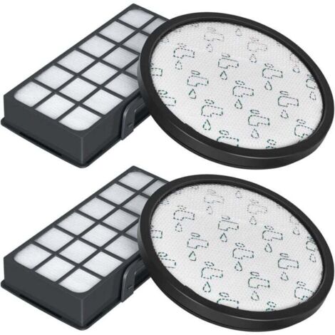 Filtres HEPA pour Rowenta X-Trem Power Cyclonic RO6984EA RO6941EA RO6963EA RO6921EA RO6971EA RO6993EA (Modèle RO69XX) Aspirateurs, Filtre de Rechange Accessoires ZR006001 (Lot de 2) (1/5)