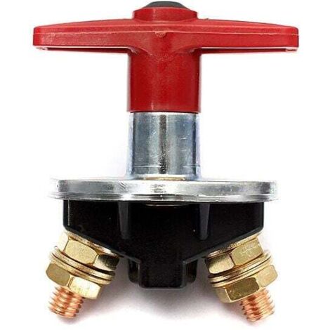 Isolateur de Batterie à Clé Fixe de 200 Amp Interrupteur D'Arrêt Coupé Interrupteur électrique 12V / 24V Commutateur électrique Robuste (1/5)