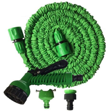 Tuyau d'arrosage rétractable Tuyau d'arrosage rétractable (vert 7,5 m). (1/5)