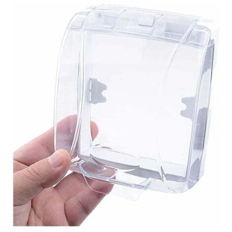 Couvercle Étanche pour Bouton de Sonnette, Housse de Protection Transparente, Protection Sonnette Exterieur Pluie (1/5)