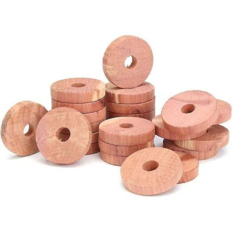 30x Anti-mites organique naturel en bois de cèdre, anti-mites efficace pour les armoires, produit 100% naturel - Mites sans produits chimiques, (1/5)