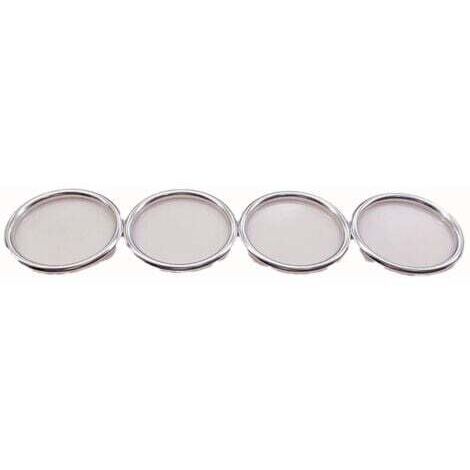 Garniture de protection de bague de ventilation de climatisation Audi A1 A1 Aluminium 14-17 Argent (1/3)
