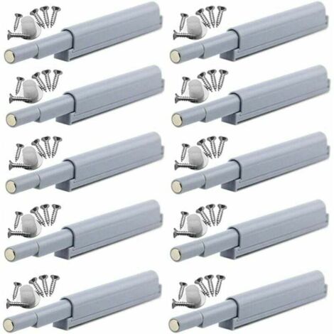 Appuyez pour ouvrir magnétique loquets Fermetures magnétiques push-open ouvre et ferme la porte avec une simple pression (10 pièces) (1/5)