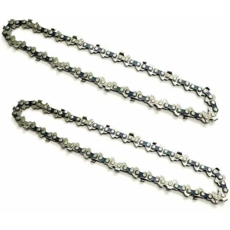 2Pièces 6 pouces chaînes de scie à chaîne pour mini tronçonneuse rechargeable à main chain,Pas de la chaîne1/4,Jauge de la chaîne 0.043/1.1mm,Maillons d'entraînement 37DL,Longueur de coupe utile15cm T