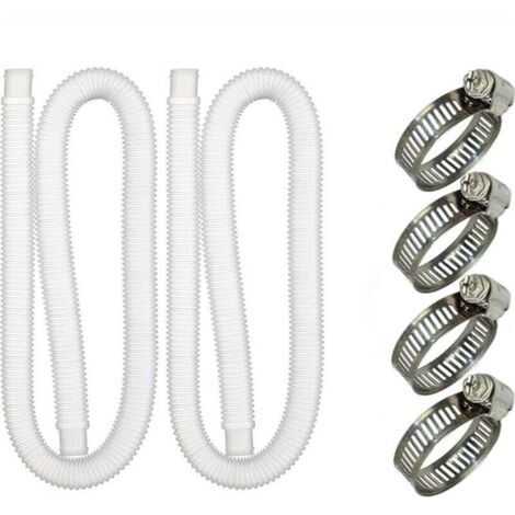 2 Pcs Tuyau de Rechange pour Piscine Hors Sol Tuyau de Piscine pour Piscines pour Piscine Hors Terre Tuyau de Remplacement de Pompe de Filtre de Piscine (1/5)