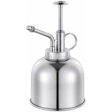Vaporisateur Plante,Brumisateur D'eau Premium Classique Intérieur Vintage, Pulvérisateur De Plantes Décoratives Avec Pompe, Citrouille Pour Plantes Aériennes, Orchidées Et Plus - Laiton Poli ( (1/5)