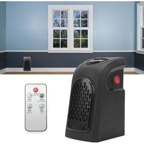 Petit chauffage uniforme chauffage silencieux LED 400W ABS et PTC avec minuterie chauffage électrique Portable pour chambre prise ue 200-240V (1/4)