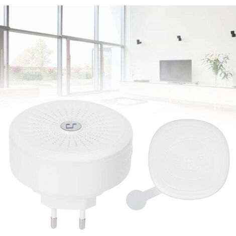 Sonnette de porte sans fil IP55 étanche Télécommande 5 niveaux de volume AC 110-260V-- (1/5)