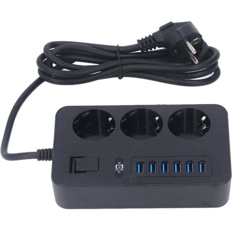 Cube bande d'alimentation Tech Impressions avec 5 prises CA