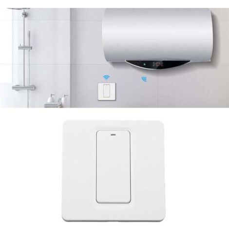 Interrupteur de chauffe-eau WIFI APP Contrôle vocal Minutage Interrupteur tactile intelligent AC100-240V-- (1/5)