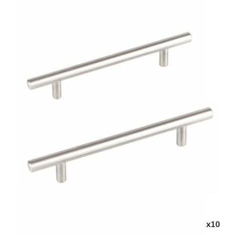 10 pièces ensemble complet de poignées de meubles de cuisine entraxe 64mm poignées de meubles de cuisine en acier inoxydable poignées d'armoire poignées de porte de cuisine poignées de meubles de cuis