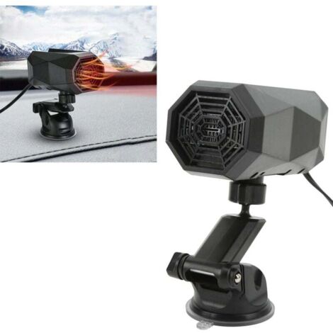 Ventilateur de refroidissement et de chauffage pour voiture, 12V, 150W, dégivrage rapide, désembueur, rotatif à 360 degrés, pour maison automobile (1/5)