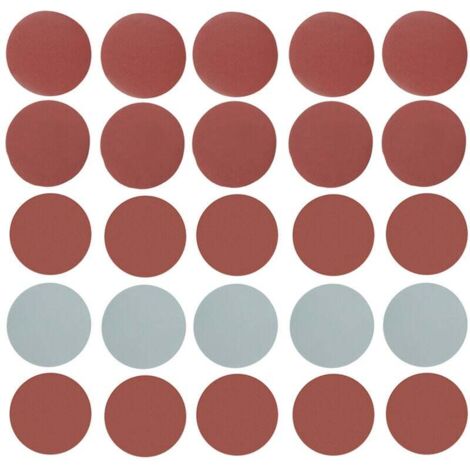 FTVOGUE 25 Pièces Papier à Poncer Disques 800 à 3000 Grains - Set Ponçage Polissage Pour Métal Bois