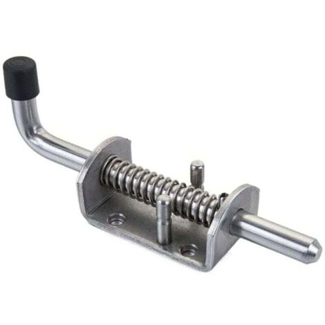 Loquet A Ressort Coulissant Charge Baril Remorque Porte Goupille De Verrouillage Robuste M10-128xH22.5 (1/4)