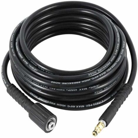 Convient pour Karcher K2 K3 K4 K5 8M tuyau de pulverisation de tuyau de nettoyage sous pression,Noir (1/4)