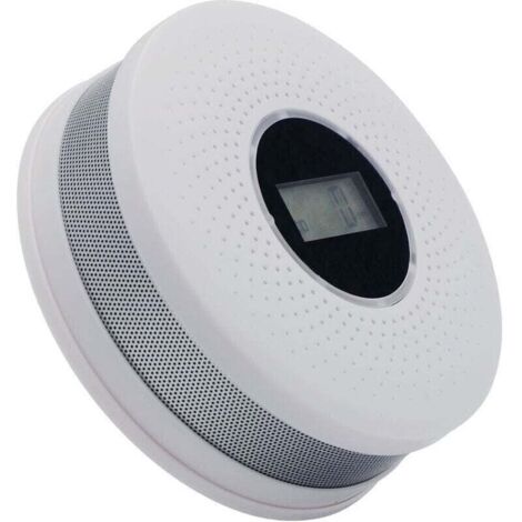 Détecteur De Fumée Et Monoxyde De Carbone Combiné Avec Alarme Sonore Ecran Lcd Fonctionne Sur Piles Lot De 3 99154305