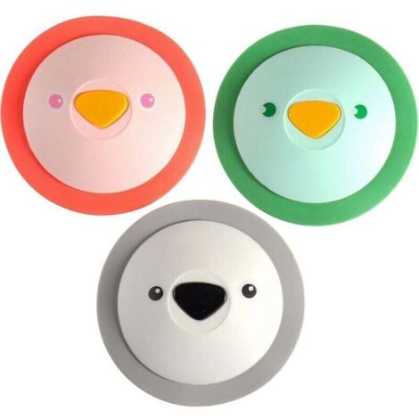 évier de Cuisine Anti-Odeur Siphon de Sol Douche Bouchon de vidange en Silicone Bouchon d'évier de Baignoire pour Baignoire Vanity Drain Buanderie Cuisine Salle de Bain(3-Pack),de (1/4)