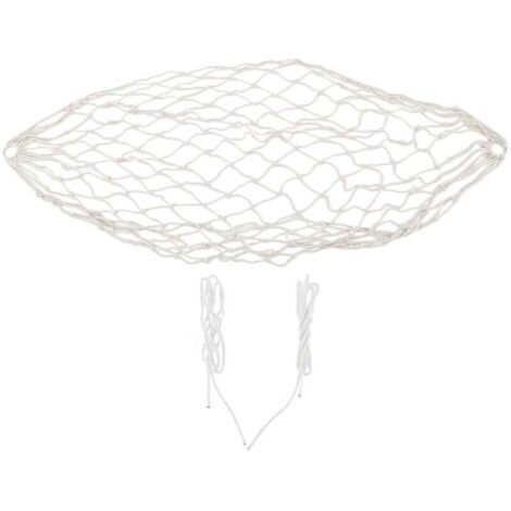 Hamac en corde de coton tissé à la main, capacité de 264,6 lb, hamac portable en maille de corde de coton pour extérieur, intérieur, patio, cour,DUBUNS (1/4)