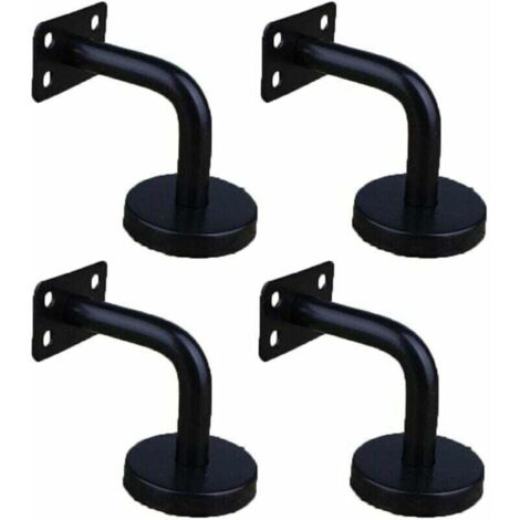 4 Pièces Acier Inoxydable Supports de Main Courante pour Fixation Murale Supports de Rail d'escalier pour Rampe Escalier Support Mural de Garde-Corps,de (1/4)