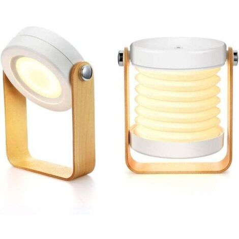 Lampe de chevet Dimmable Touch Light, Lampes de chevet portables pour lampe de chevet avec table de nuit portable Safe Night Light (1/4)