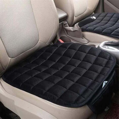 Coussin de siège auto, rembourrage en mousse à mémoire de forme de qualité supérieure, base en caoutchouc antidérapante avec sac de rangement, coussin de siège auto universel