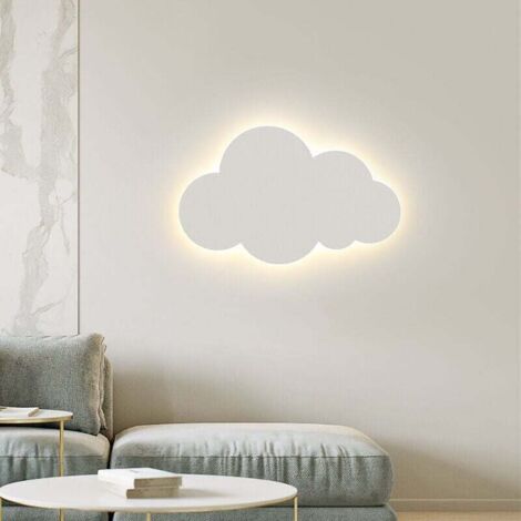 Applique d'intérieur moderne - abat-jour en acrylique avec LED intégrées - changement de lumière tricolore (1/4)