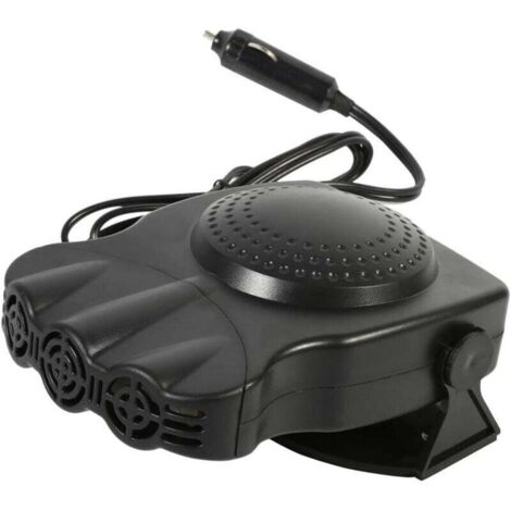 Chauffage de voiture, ventilateur de chauffage de voiture 12 V 150 W, ventilateur de chauffage de voiture, dégivreur de pare-brise de voiture, ne le croyez pas, chauffage en céramique noir