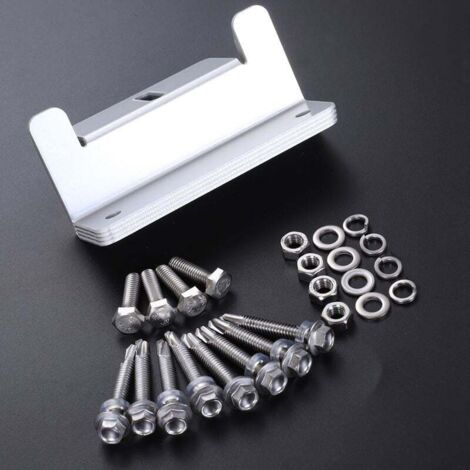 Lot de 4 supports de montage pour panneaux solaires en alliage d'aluminium, fixation et support de montage pour panneaux solaires