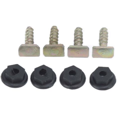 Clips de garniture de passage de roue avant avec vis 12290 de remplacement pour Vauxhall Corsa 2000-2006