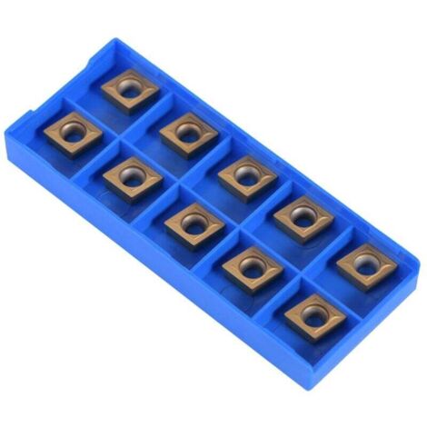 10 Pcs Plaquettes Carbure Tournage CCMT09t304 CCMT32.5 Carbure Tour Inserts CNC Carbure Inserts Lame Cutter Tour À Métal