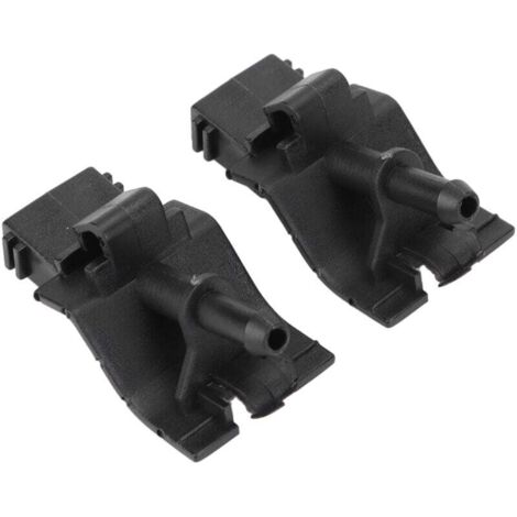 Buse de lave-glace avant 2 pièces 85381-30110 ABS noir haute résistance pour réparation automobile
