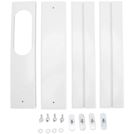 4 pièces Kit de fenêtre de climatiseur portable 16.9 à 55 pouces panneaux d'étanchéité de fenêtre réglables pour bureau à domicile