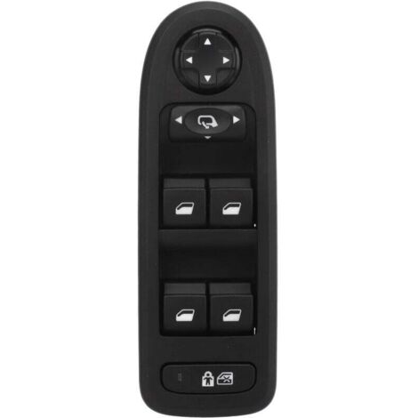 Commutateur de lève-vitre électrique 96631328XT remplacement du bouton principal de la fenêtre de contrôle sensible à réponse rapide pour PEUGEOT 308 I 508 (1/4)