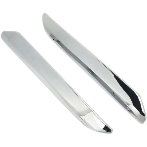 Lot de 2 bandes de pare-chocs avant gauche droite anti-rayures chrome argent de remplacement pour Citroen C5 X7 2007‑2015