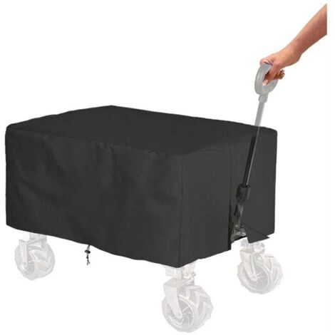 Housse de protection pour chariot de transport,Imperméable,Anti-poussière ,137x61x56cm,Pour chariot de jardin(non Chariot de Camping)