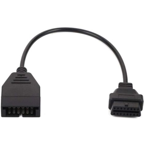 Câble de Diagnostic, GM OBD1 12 Broches à OBD2 16 Broches câble Adaptateur de connecteur d'outil de Diagnostic