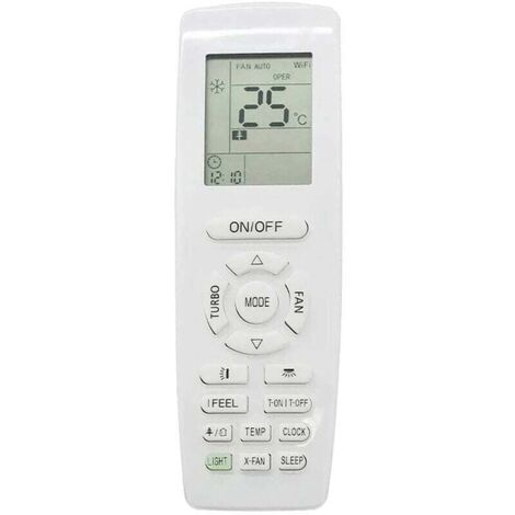 TéLéCommande de Climatiseur YAP1F pour TéLéCommande de Remplacement de Fonction de Chauffage et de Refroidissement à la Maison GREE YAP1F